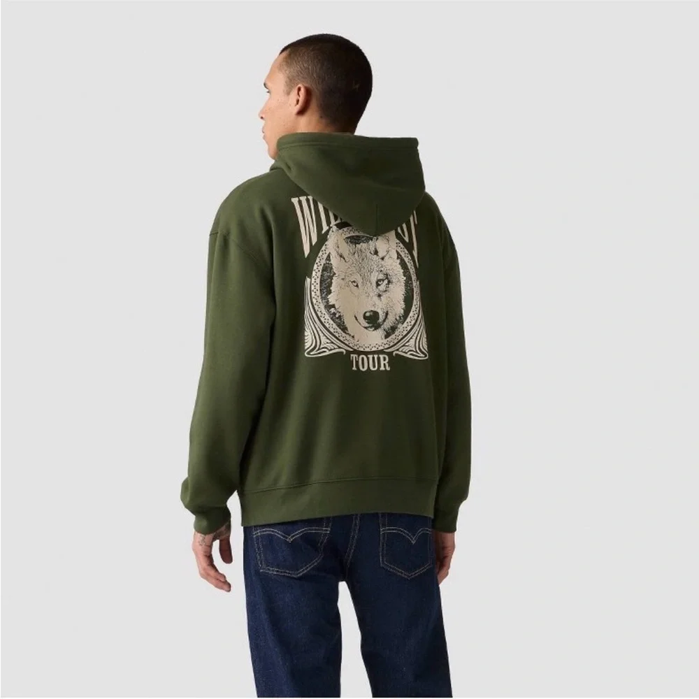 Levi's® Men's Relaxed Fit Pullover Hoodie Sweatshirt -‎ Wild West Duffel XL